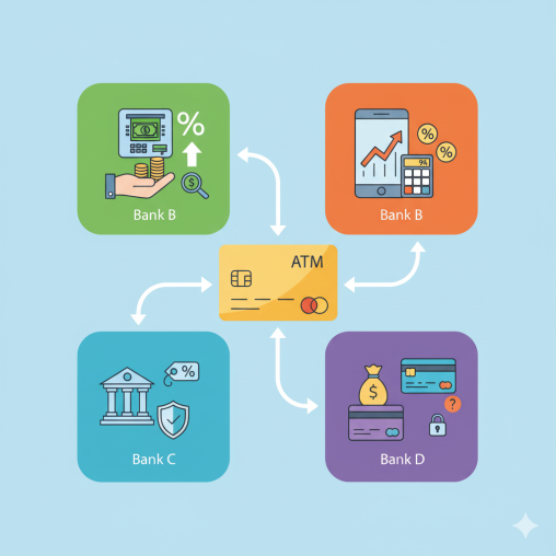 Комиссии за снятие наличных с кредитных карт: сравнительный анализ банков